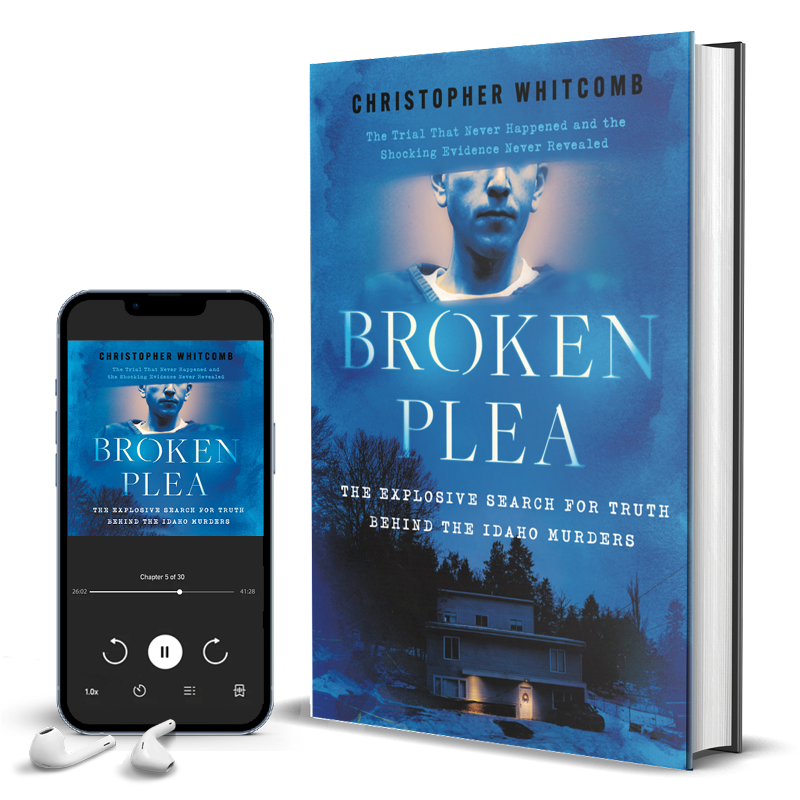 Hardcover and audiobook of Broken Plea
