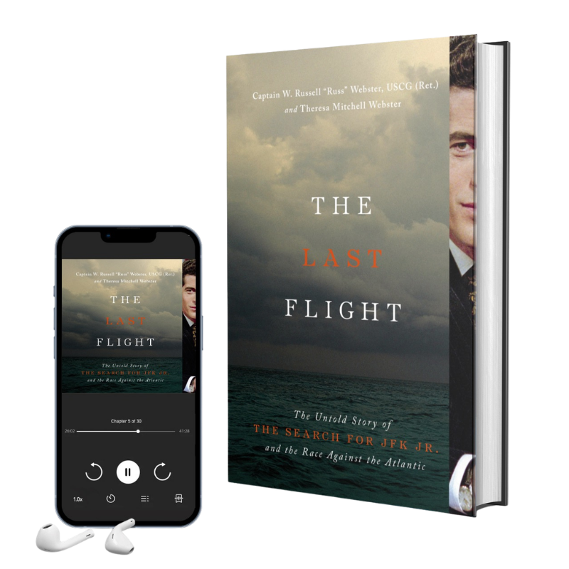 The Last Flight hardback and audiobook